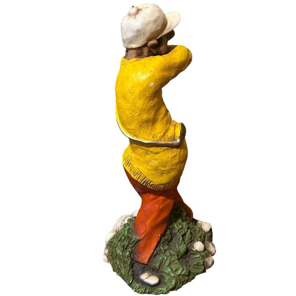 Universal Statuary Chicago Corp. '81 Golfer Vintage MCM Golf Statue
